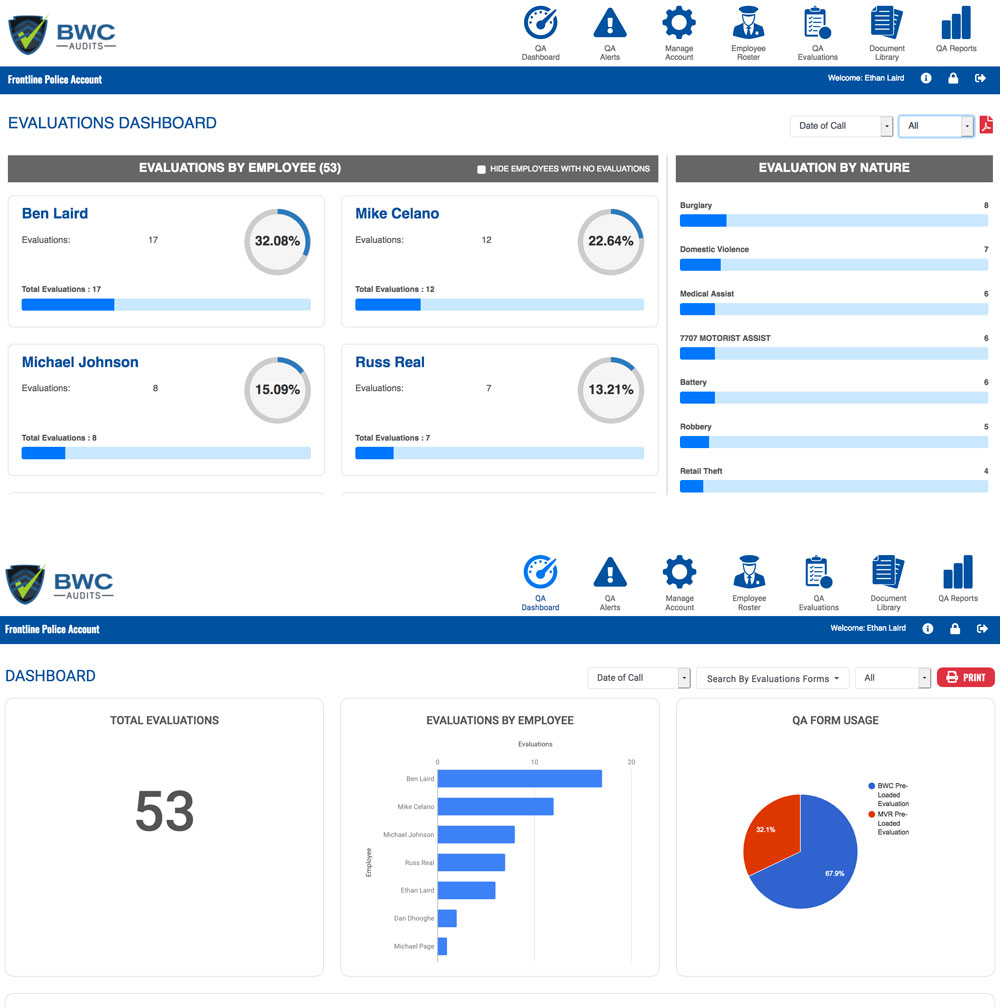 BWC Audits Body Worn Camera Audit Software for Police Departments