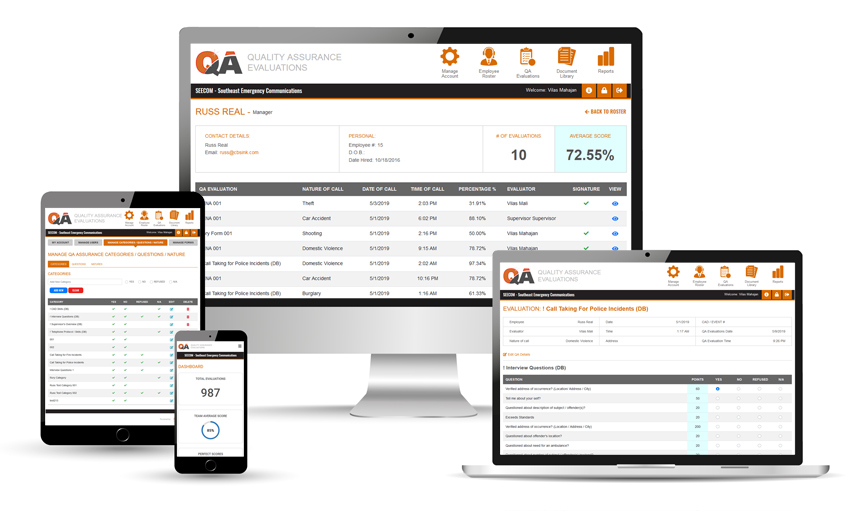 Quality Assurance Evaluations for 911 Dispatch Centers PSAP